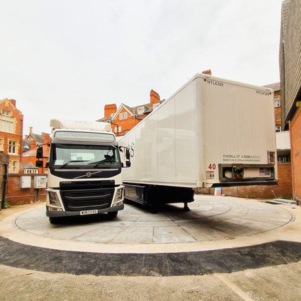 Press & Case Studies Truck Turntables Heavy Goods HGV Turntables